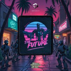 Нашивка, патч "Welcome to the Future" тактическая с липучкой