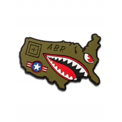 Патч 5.11 Tactical ABR™ USA Tiger Shark Patch — 92392