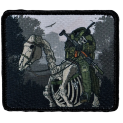 Нашивка, патч "Всадник без головы" тактическая с липучкой.