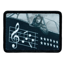 Нашивка, патч "Будем жить!" с липучкой.