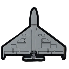 Нашивка, патч "Герань", ПВХ с липучкой.