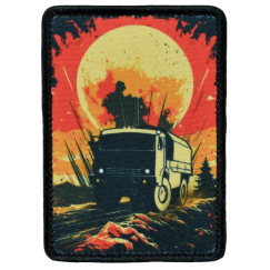 Нашивка, патч "Автомобилист" тактическая с липучкой.