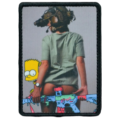 Нашивка, патч "Даша" тактическая с липучкой.