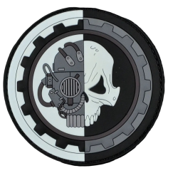 Нашивка, патч "Адептус Механикус" ПВХ тактическая с липучкой от Корпусы Вышивания.