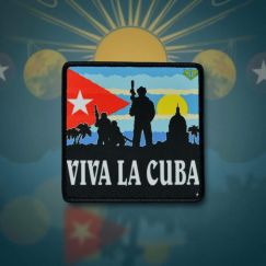 Нашивка,  патч "Viva La Cuba"