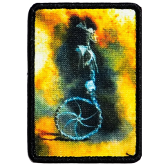 Нашивка, патч "Homo Rodans" тактическая с липучкой.