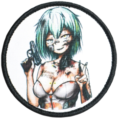 Нашивка, патч "Манга изделие БМ89Б" тактическая с липучкой