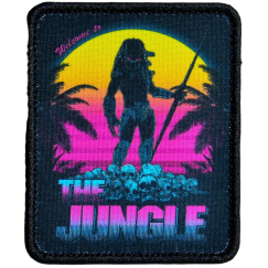 Нашивка, патч "Welcome to the jungle" тактическая с липучкой.