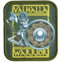 Нашивка, патч "Valhalla Warrior" тактическая с липучкой.