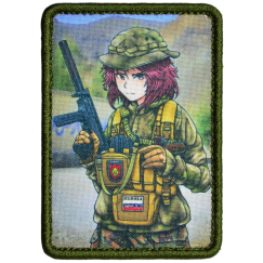 Нашивка, патч "Каркаде" тактическая с липучкой.