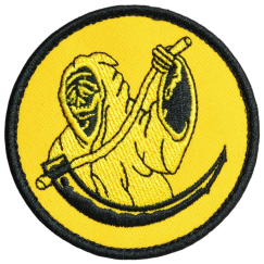 Нашивка, патч "Smile Death Reaper" тактическая с липучкой.
