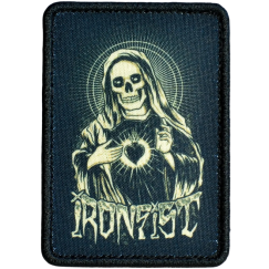 Нашивка, патч "Ironsist" тактическая с липучкой.