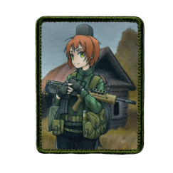 Нашивка, патч "L85A1 Vigor" тактическая с липучкой.