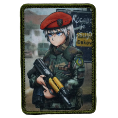 Нашивка, патч "Косово" тактическая с липучкой.