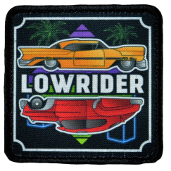 Нашивка, патч "Lowrider" тактическая с липучкой.
