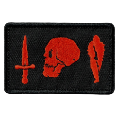 Нашивка, патч "Снайпер Веселый Роджер " тактическая с липучкой.