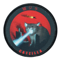 Нашивка, патч "Catzilla" тактическая с липучкой.