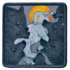 Нашивка, патч "Ягненок" тактическая с липучкой.