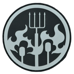 Нашивка, патч "Мобильная оперативная группа Эпсилон-6 ("Деревенские дураки")" SCP, ПВХ с липучкой.