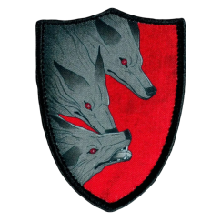 Нашивка, патч "Цербер" тактическая с липучкой.