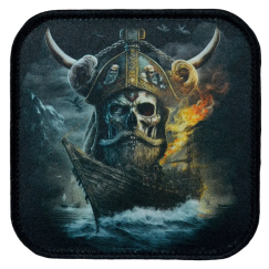 Нашивка, патч "Осебергская ладья" тактическая с липучкой.