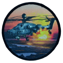 Нашивка, патч "МИ-28" тактическая с липучкой.