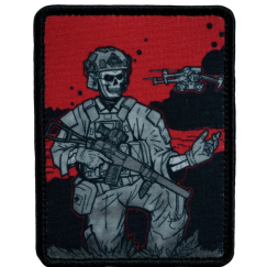 Нашивка, патч "Штурмовик" тактическая с липучкой.