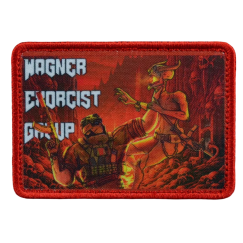 Нашивка, патч "Wagner Exorcist Group 2.0" тактическая с липучкой.