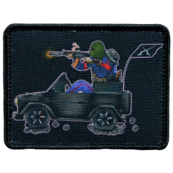 Нашивка, патч "MICHELEN" тактическая с липучкой.