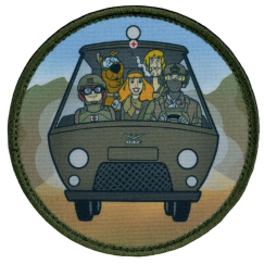 Нашивка, патч "Эвакуационная группа" тактическая с липучкой.