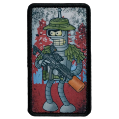 Нашивка, патч "Штурмовик и лунапарк" тактическая с липучкой.