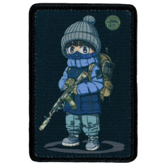 Нашивка, патч "Настоящий спецназ" тактическая с липучкой.