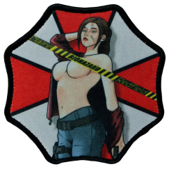 Нашивка, патч "Claire Redfield" тактическая с липучкой.