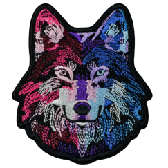 Нашивка, патч "Хаски" тактическая с липучкой.