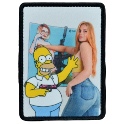 Нашивка, патч "Fox" тактическая с липучкой.