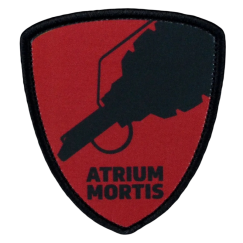 Нашивка, патч "Atrium Mortis, предзнаменование смерти" тактическая с липучкой от Корпусы Вышивания.