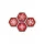Набор патчей 5.11 Tactical Snowflake Ninja Stars Patch Set, Red — 92039-460