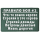 Нашивка, патч "Правило боя номер 2" ПВХ тактическая с липучкой.