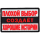Нашивка, патч "Плохой выбор" ПВХ тактическая с липучкой.