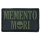 Нашивка, патч "Memento Mori", ПВХ с липучкой.