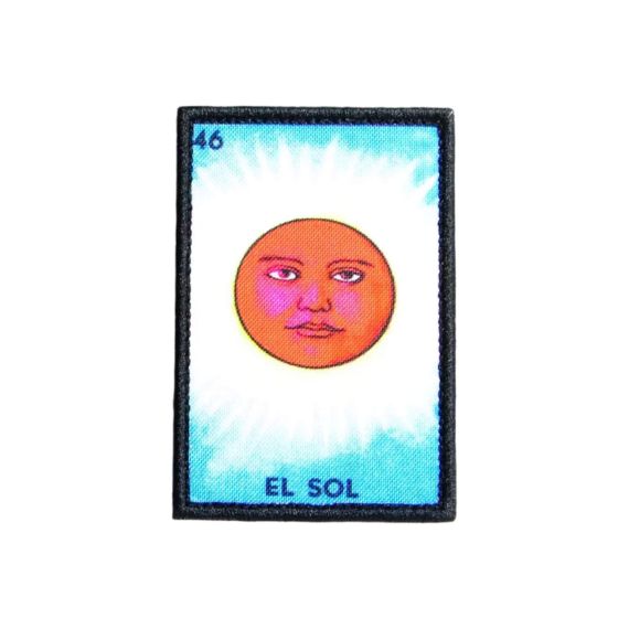Нашивка, патч "Карта мексиканской лотери солнце