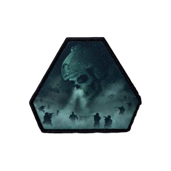 Нашивка, патч Туман, тактическая с липучкой.