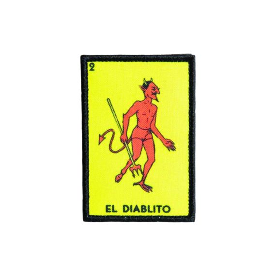 Нашивка, патч "Карта Мексиканской лотереи, El diablito,