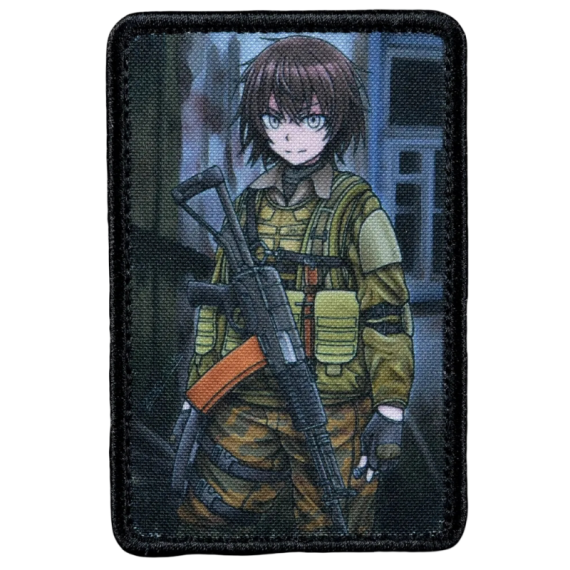 Нашивка, патч "АЕК-971 " тактическая с липучкой