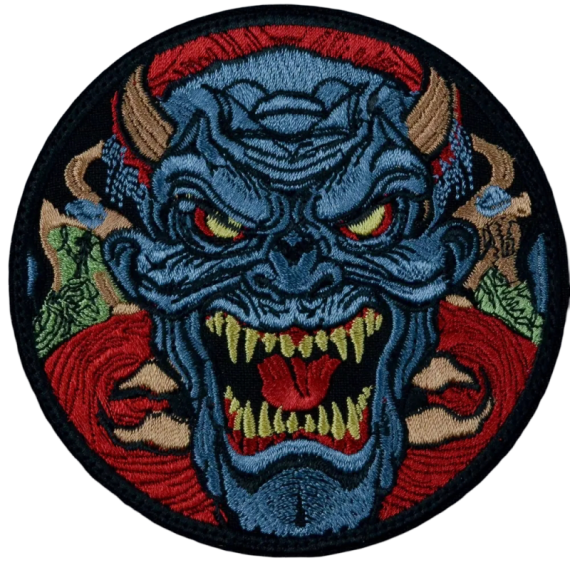 Нашивка, патч "Diablo " тактическая с липучкой.