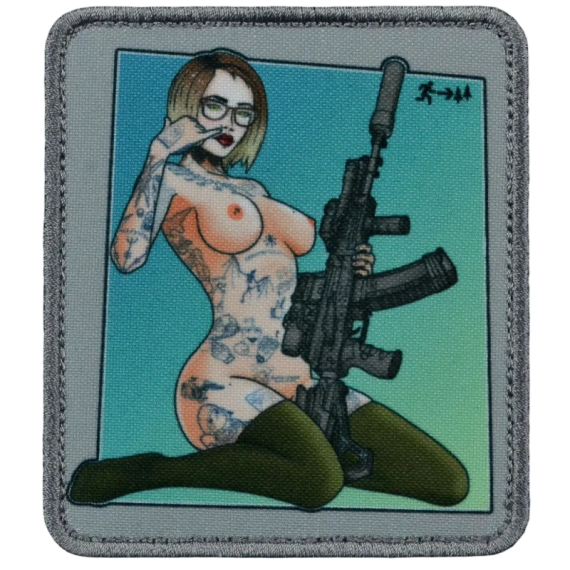 Нашивка, патч "Буссоль, NUDE" тактическая с липучкой.