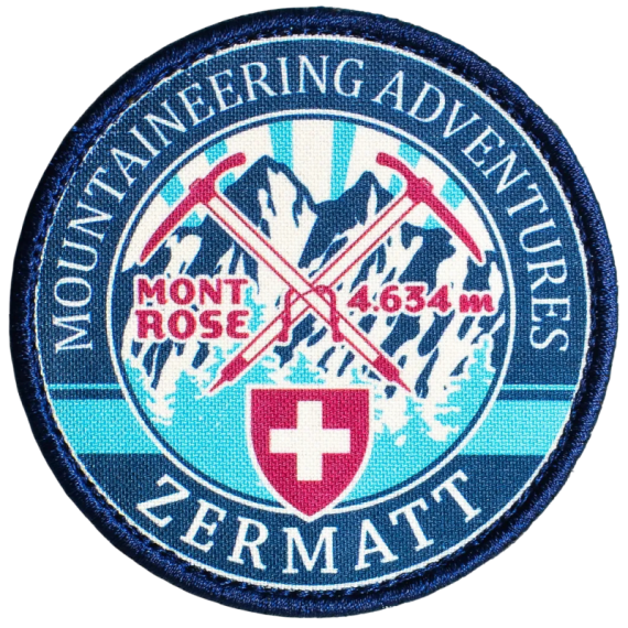Нашивка, патч "ZERMATT" тактическая с липучкой.