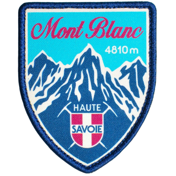 Нашивка, патч "Mont Blanc" тактическая с липучкой.