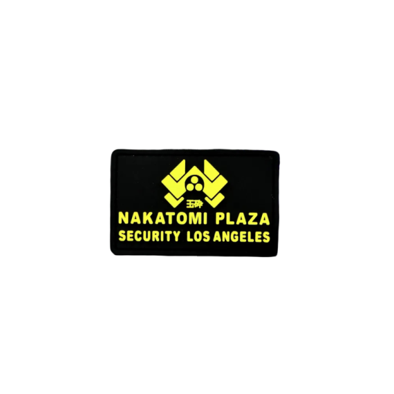 Нашивка, патч "Nakatomi Plaza" ПВХ тактическая с липучкой.