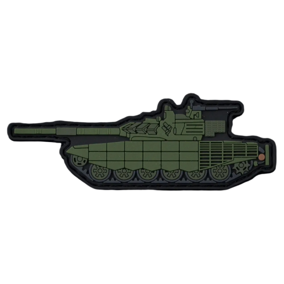 Нашивка, патч "T-72", ПВХ с липучкой.